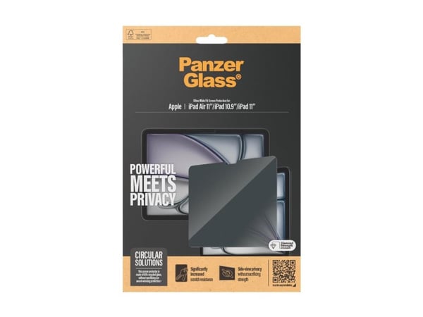 PanzerGlass ® Privacy Screen Protector iPad Air 11'''' (2024-2025) | iPad 11" (2025) | iPad 10.9'''' (2022) | Ultra-Wide Fit, Apple, Apple - iPad A...