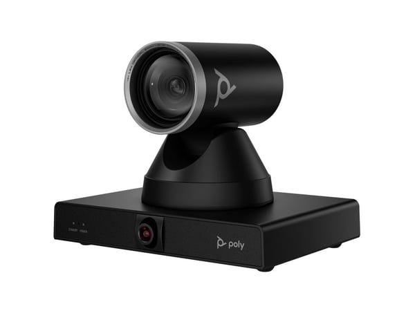 Poly Studio E60 - Konferenssikamera - PTZ - väri - 2 x 8 MP - 3840 x 2160 - 2160p, 4K UHD (3840 x 2160) - ääni - LAN - USB 3.0 - DC 12 V / PoE Plus