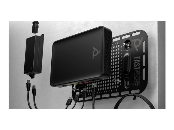 HP Poly Studio G62 No Radio or Power Cord - Videokonferansesystem - Certified for Microsoft Teams, Certified for Poly Video - svart - TAA-samsvar -...