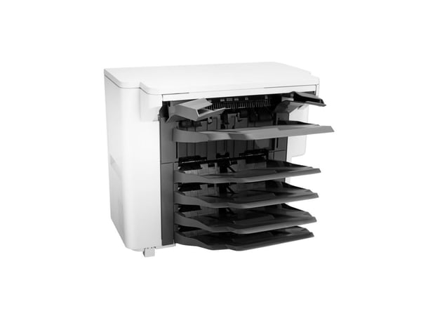 HP - Finisher med stabler/stifter/postboks - 800 ark - for LaserJet Enterprise M607, M608, M609, M610, M611, M612; LaserJet Managed E60055, E60075