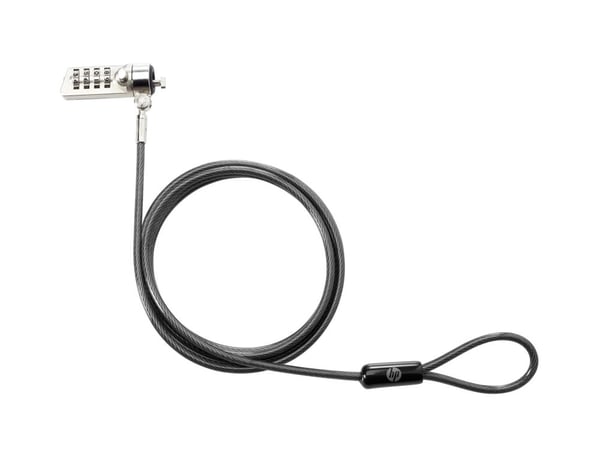 HP Essential Combination Lock - Lås för säkerhetskabel - 1.22 m