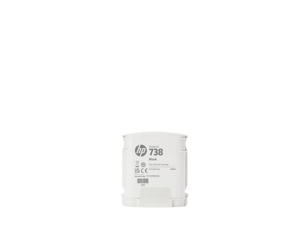 HP 738 130-ml Black DesignJet Ink Cartridge