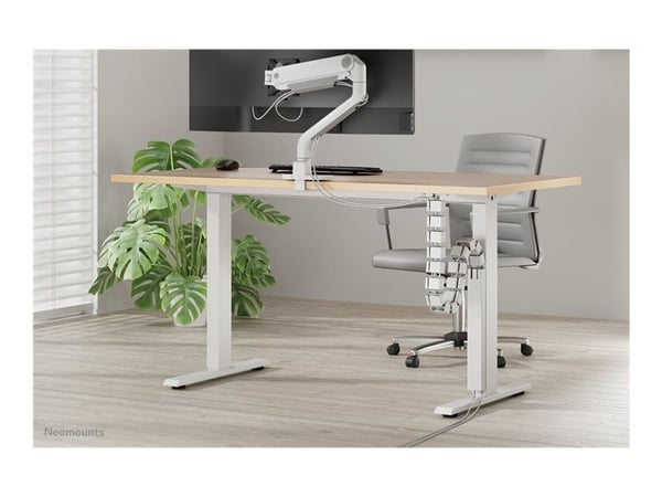 NEOMOUNTS kabelkanal fleksibel hvit/skruefeste