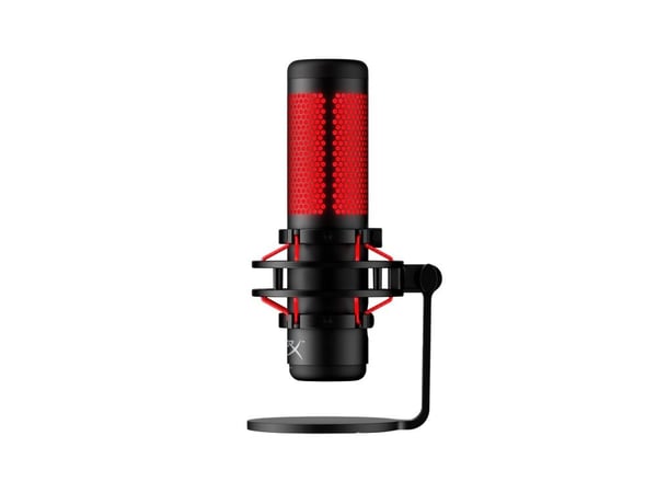 HyperX QuadCast - Mikrofon - USB - rød og svart - for Victus by HP Laptop 15, 16; Laptop 14, 15, 17; Pavilion x360 Laptop; Pro 290 G9