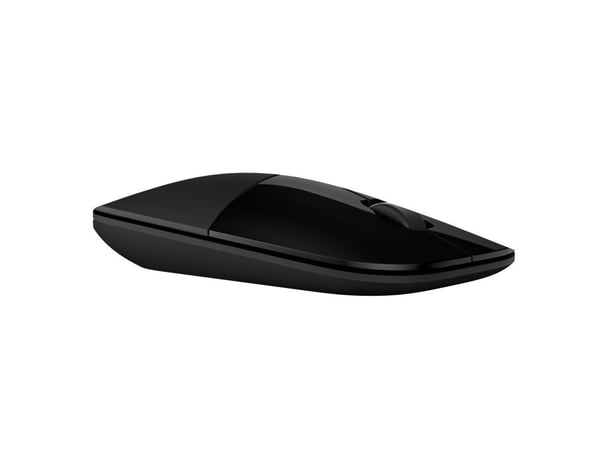 HP Z3700 - Mus - optisk - 3 knapper - trådløs - Bluetooth 5.0, 2.4 GHz - USB trådløs mottaker - svart