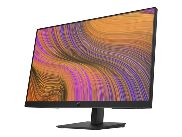 HP P24h G5 - LED-skärm - 23.8" - 1920 x 1080 Full HD (1080p) @ 75 Hz - IPS - 250 cd/m² - 1000:1 - 5 ms - HDMI, VGA, DisplayPort - högtalare - svart