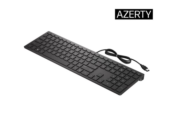 HP Pavilion 300 - Tangentbord - USB - italiensk - gagatsvart