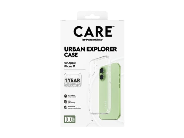 CARE by PanzerGlass - Baksidesskydd för mobiltelefon - för Apple iPhone 17