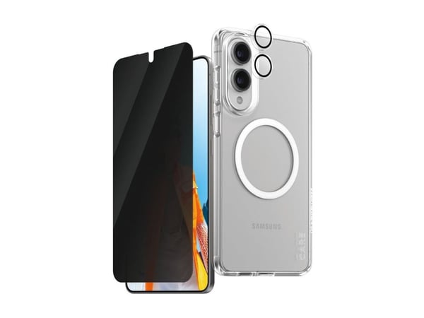 CARE by PanzerGlass Urban Combat - Baksidedeksel for mobiltelefon - plastikk - gjennomsiktig - med PanzerGlass Privacy Screen Protector and PanzerG...