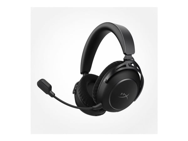 HyperX Cloud Alpha 2 - Hodesett - full størrelse - Bluetooth / 2,4 GHz radiofrekvens - trådløs, kablet - 3,5 mm jakk, USB-C - svart
