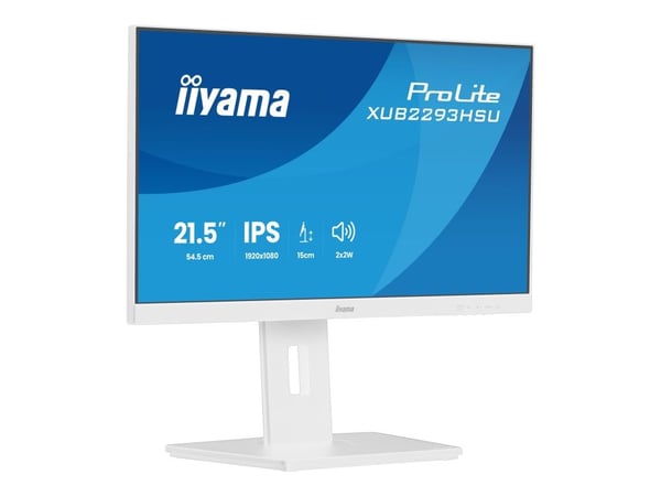 iiyama ProLite XUB2293HSU-W7 - LED-skjerm - 22" (21.5" synlig) - 1920 x 1080 Full HD (1080p) @ 100 Hz - IPS - 250 cd/m² - 1000:1 - 1 ms - HDMI, Dis...