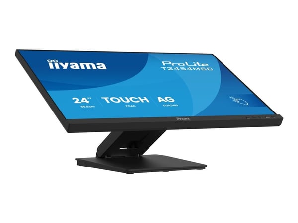 iiyama ProLite T2454MSC-B3AG - LED-skjerm - 24" (23.8" synlig) - berøringsskjerm - 1920 x 1080 Full HD (1080p) @ 83 Hz - IPS - 300 cd/m² - 1000:1 -...