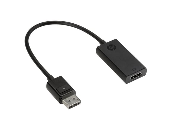 HP - Video adapter - DisplayPort hann til HDMI hunn - 4K-støtte - for Elite t655; Pro t550; Workstation Z4 G5, Z6 G5