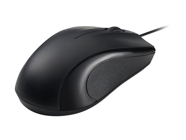 Deltaco MS-711-C, Molempikätinen, Optinen, USB Type-C, 1200 DPI, musta