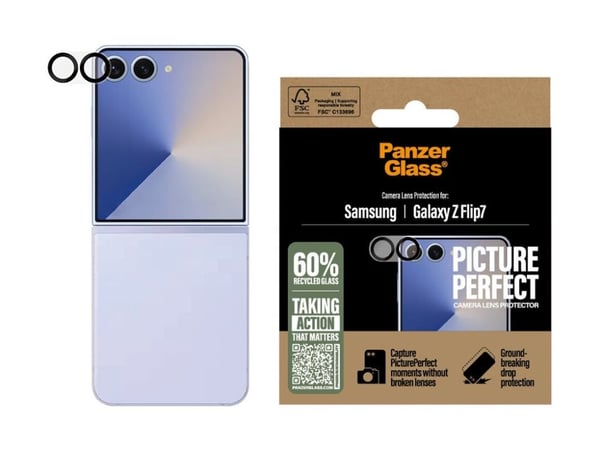 PanzerGlass - Linsebeskytter for mobiltelefon - for Samsung Galaxy Z Flip7
