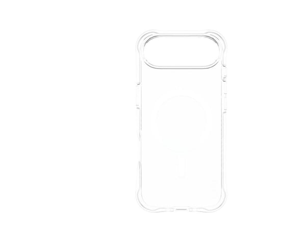 CARE by PanzerGlass Samba - Baksidedeksel for mobiltelefon - MagSafe-samsvar - termoplast-polyuretan (TPU) - gjennomsiktig med hvit - for Apple iPh...