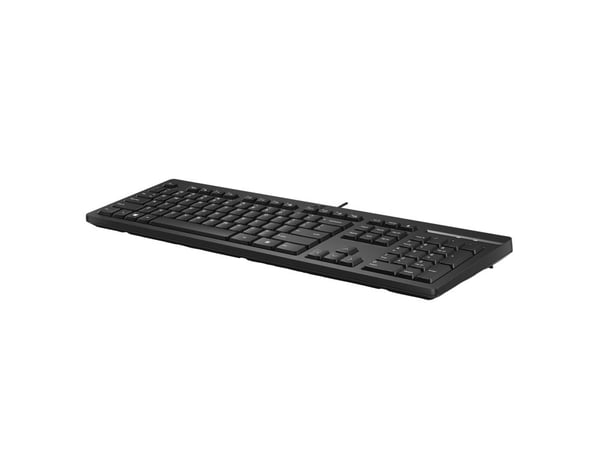 HP 125 - Tangentbord - full size - USB - brittisk - svart (paket om 12)