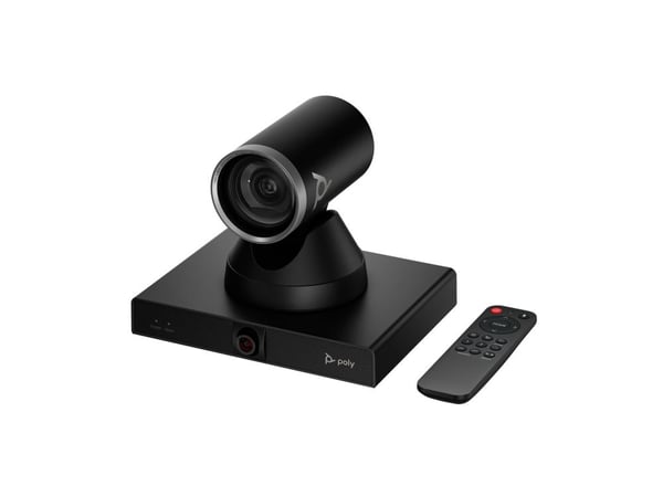 Poly Studio E60 - Konferenssikamera - PTZ - väri - 2 x 8 MP - 3840 x 2160 - 2160p, 4K UHD (3840 x 2160) - ääni - LAN - USB 3.0 - DC 12 V / PoE Plus