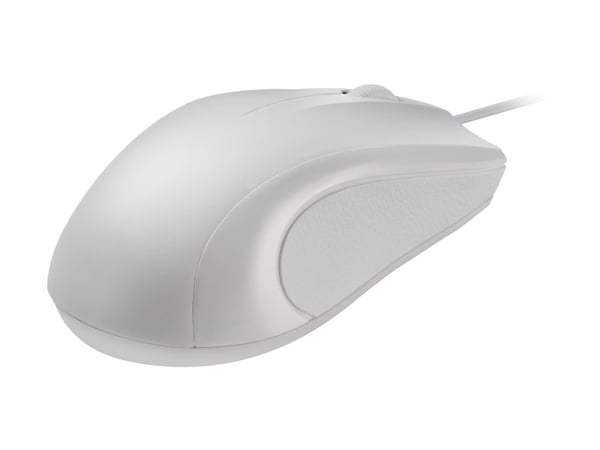 Deltaco MS-711-W, Molempikätinen, Optinen, USB Type-C, 1200 DPI, Valkoinen