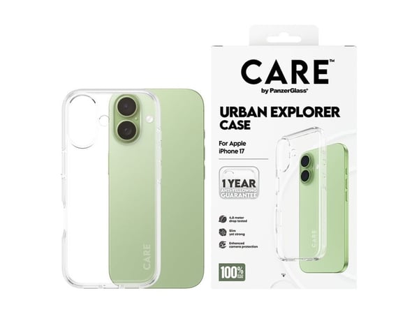 CARE by PanzerGlass - Baksidesskydd för mobiltelefon - för Apple iPhone 17