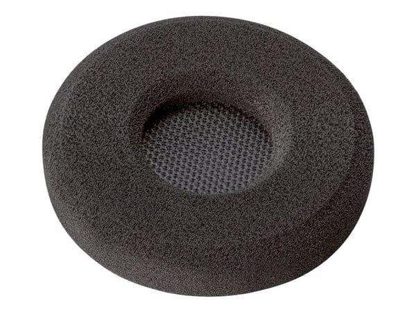 Poly - Ørepude for headset - skum - sort (pakke med 2)