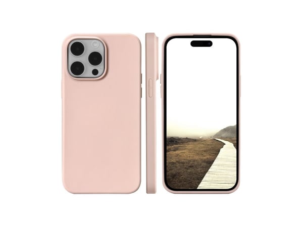 dbramante1928 Greenland - Baksidedeksel for mobiltelefon - plastikk - rosa sand - for Apple iPhone 15 Pro