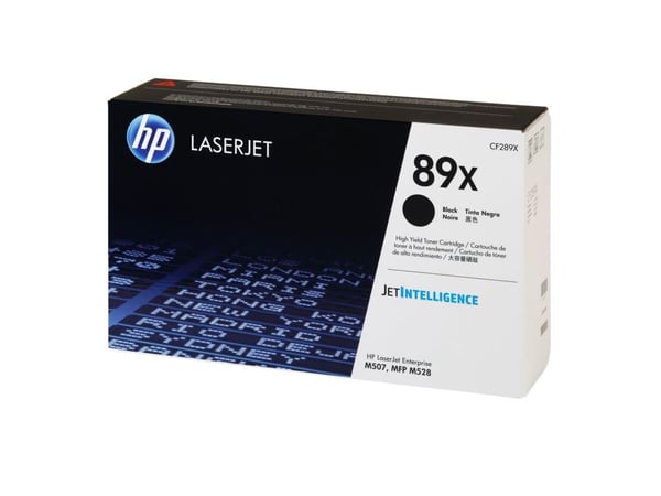 HP 89X - Høykapasitets - svart - original - LaserJet - tonerpatron (CF289X) - for P/N: A29Z8A#BAZ