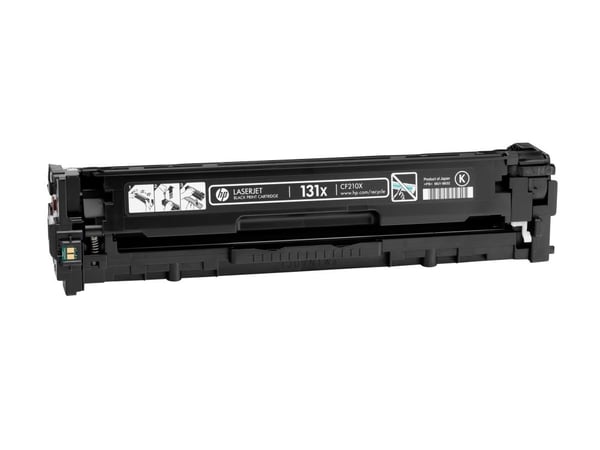 HP 131x - Høy ytelse - svart - original - LaserJet - tonerpatron (CF210X) - for LaserJet Pro 200 M251n, 200 M251nw, 200 M276nw, MFP M276n, MFP M276nw