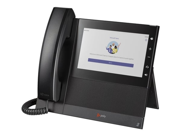 HP Poly CCX 600 - For Microsoft Teams - VoIP-telefon med anrops-ID/samtale venter - SIP, RTP, RTCP - 24 linjer - svart