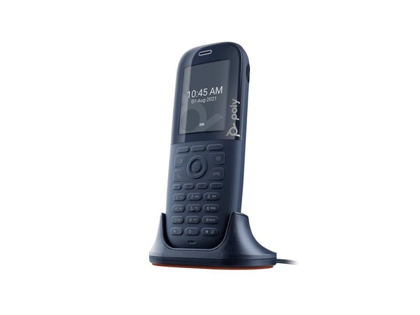 HP Poly Rove 30 - Trådløst ekstra håndsett med anrops-ID/samtale venter - DECT - treveis anropskapasitet - 10 linjer - svart