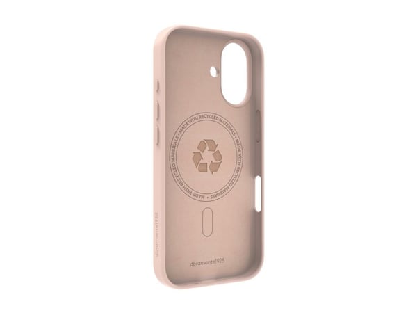 dbramante1928 Roskilde - Baksidedeksel for mobiltelefon - MagSafe-samsvar - ICON - rosa sand - for Apple iPhone 17