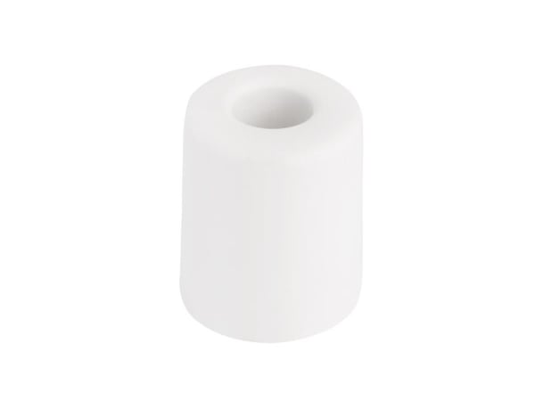 Dørstøtte Haushalt 3,5 cm, Ø 3 cm, gummi, hvit