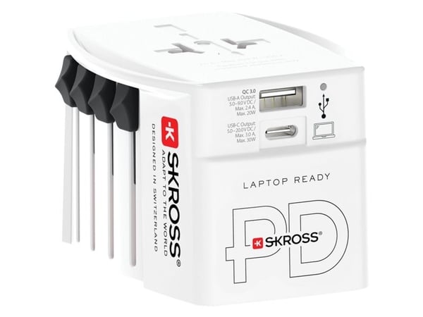 Matkasovitin Skross MUV USB AC30PD AC30PD