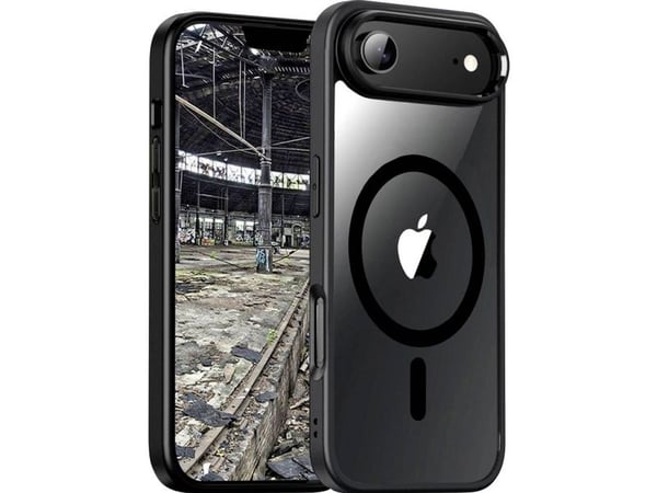 JT BERLIN Pankow Hybrid MagSafe, Etui, Apple, iPhone 17 Air, 16,5 cm (6.5"), Svart, Gjennomsiktig