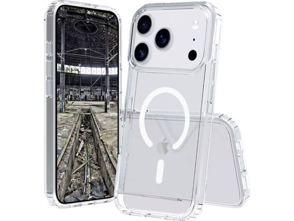 JT BERLIN Pankow Clear MagSafe, Suojus, Apple, iPhone 17 Pro Max, 17,5 cm (6.9"), Läpinäkyvä