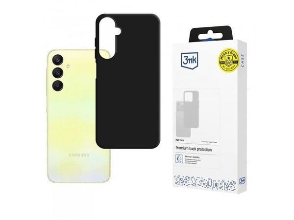 3mk Matt Case - Beskyttende deksel for mobiltelefon - termoplast-polyuretan (TPU) - svart - for Samsung Galaxy A26