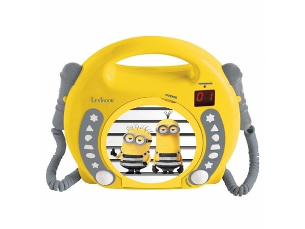 Lexibook RCDK100DES, CD-spiller for barn, 3 år, Grå, Gul