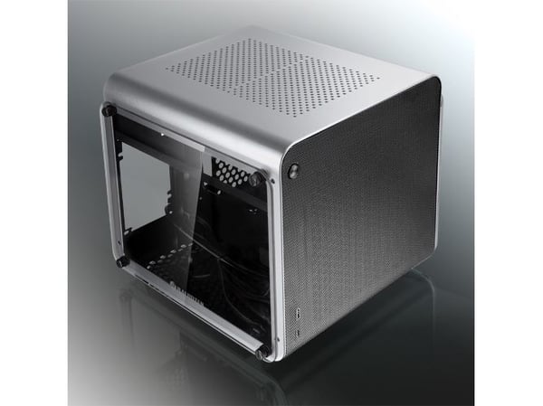 Raijintek METIS EVO TG Mini-ITX Case, härdat glas - silver