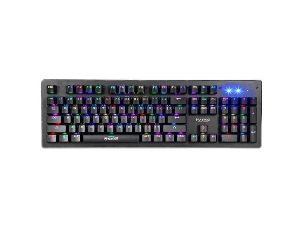 Marvo KG935, Kabel, USB, Mekaniska tangentbrytare, QWERTY, RGB LED, Svart