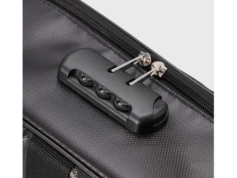 KH Security 370217, Document organizer, Sort, Fiberglass, Silikon, Monokromatisk, Hånd, Glidelås