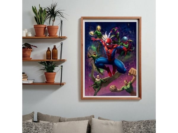 Clementoni Puslespil HQC Spider-Man illustrated, 1000 brikker