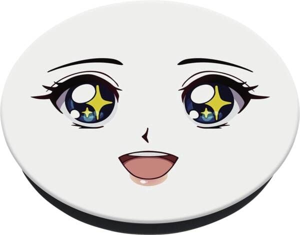 PopSockets Sparkle Eyes, Mobiltelefon / smartphone, Passiv hållare, Hand, Svart, Vit