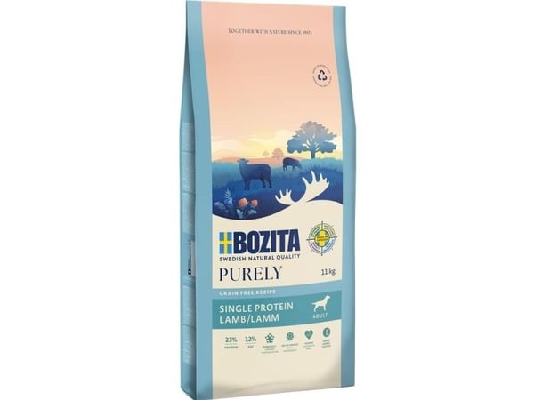 Bozita 9117385, Voksen, Alle hunderaser, Lam, 11 kg
