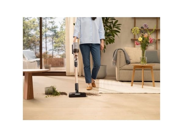 Electrolux EP82UB25UG, 2-i-1 stavstøvsuger, Uten pose, Grå, 0,4 l, Rektangulær, Tørr