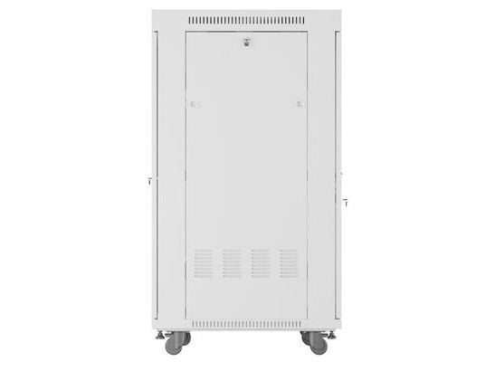 19" 27U 600X800 GRÅ LCD PERFORERAD DÖRR LANBERG INSTALLATIONSRACK (FLAT PACK)