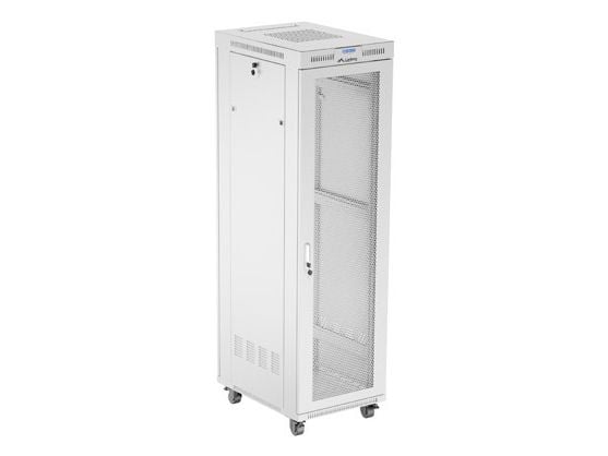 19" 42U 600X800 GRÅ LCD PERFORERAD DÖRR LANBERG INSTALLATIONSRACK (FLAT PACK)