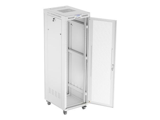 19" 42U 600X800 GRÅ LCD PERFORERAD DÖRR LANBERG INSTALLATIONSRACK (FLAT PACK)