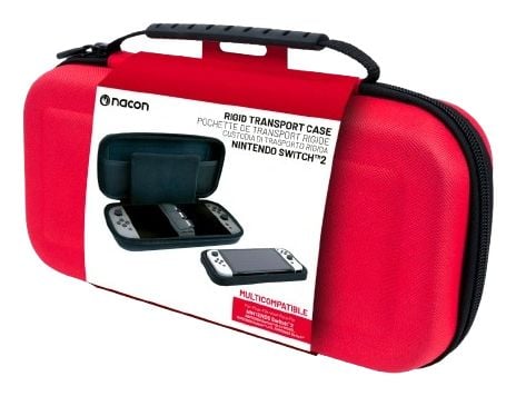 NACON Tasche "Classic" L red Switch 2, Hardshell case -kotelo, Nintendo, Punainen, Nintendo Switch, Nintendo Switch 2, :Nintendo Switch 2/Nintendo ...