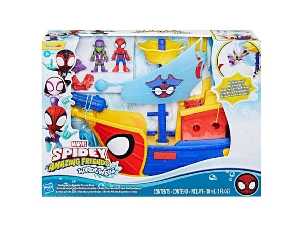 Spidey & Friends Water-Webs Bubble Pirate Ship