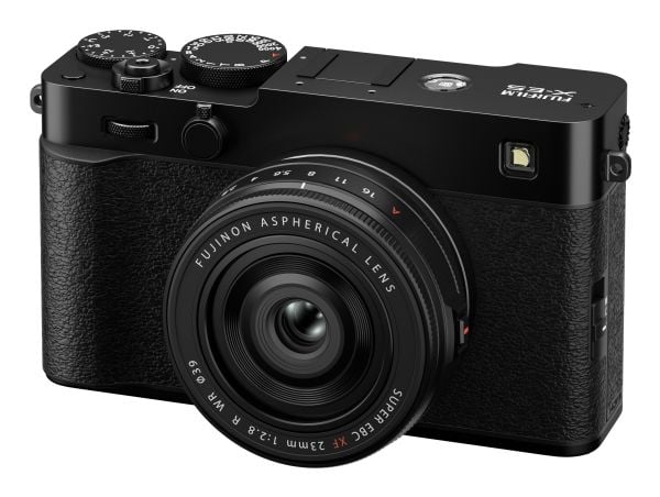 Fujifilm X -E5 Kit XF23mmF2.8 R WR, 40,2 MP, 7728 x 5152 piksler, X-Trans CMOS 5 HR, 6.2K, Berøringsskjerm, Svart
